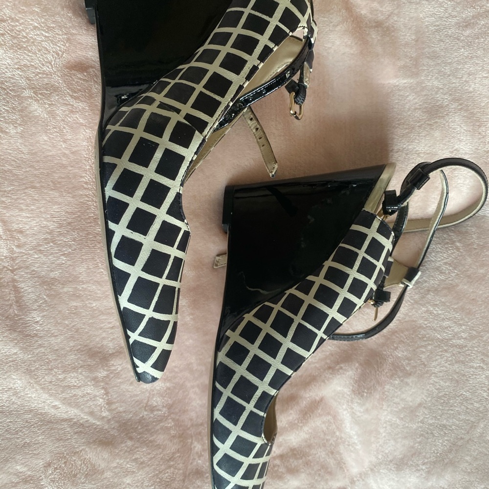 Coach Ollie leg checkered soft nappa. Womens size 8. - Picture 5 of 9